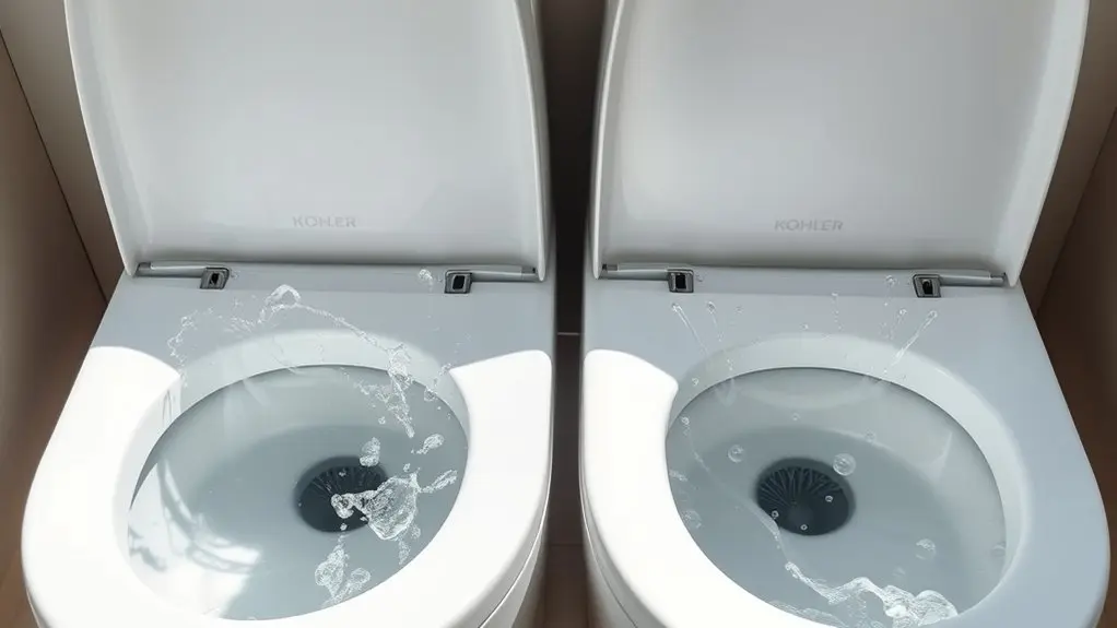 water efficiency impacts flush performance