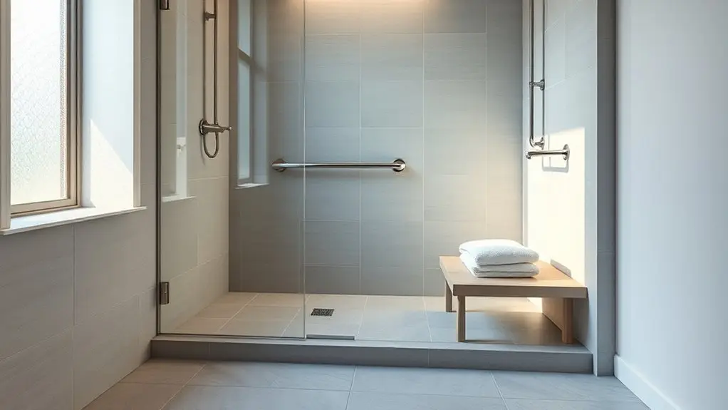 accessible shower design features