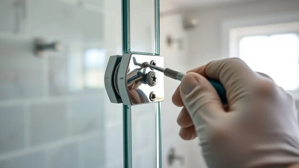 adjusting pivot hinge screws