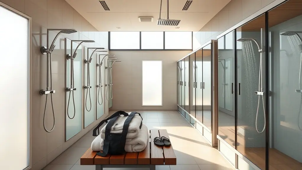 affordable gym shower access