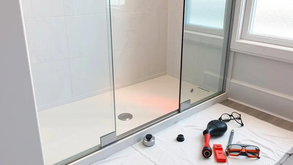 bathroom installation preparation steps
