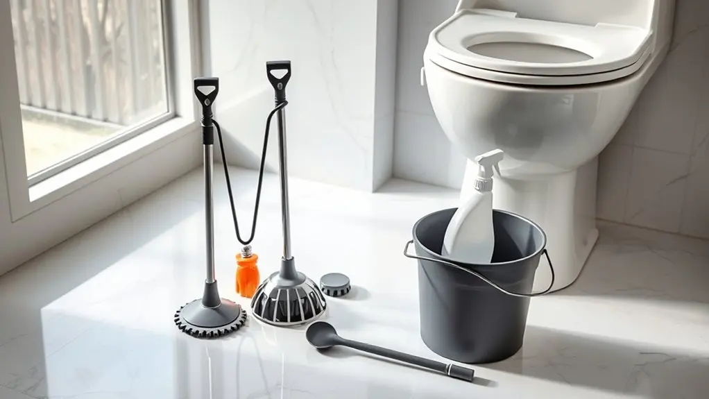 choose appropriate unclogging tool