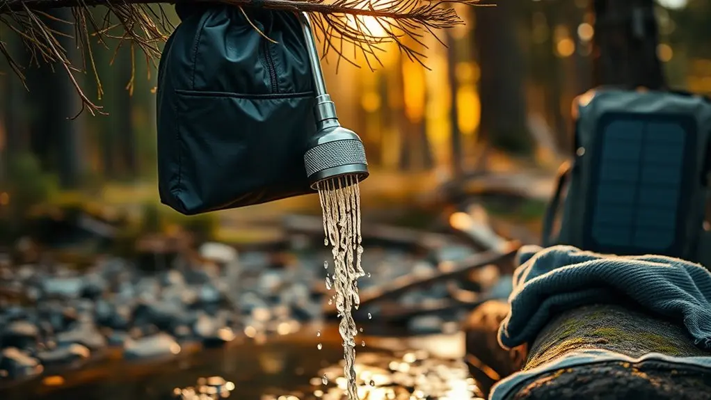 choose optimal camping shower