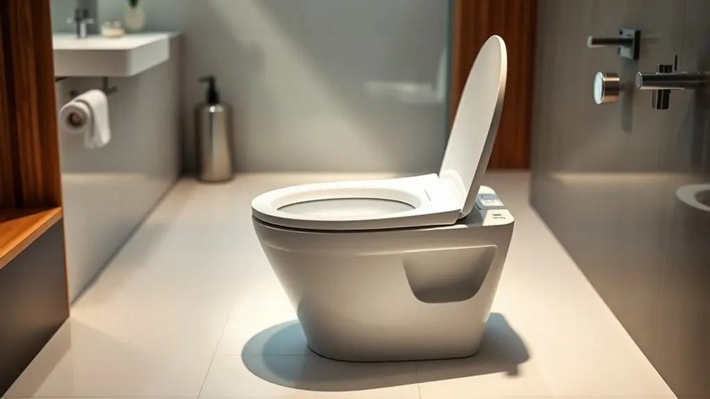 comfortable customizable toilet features