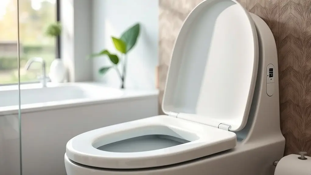comfortable hygienic toilet features