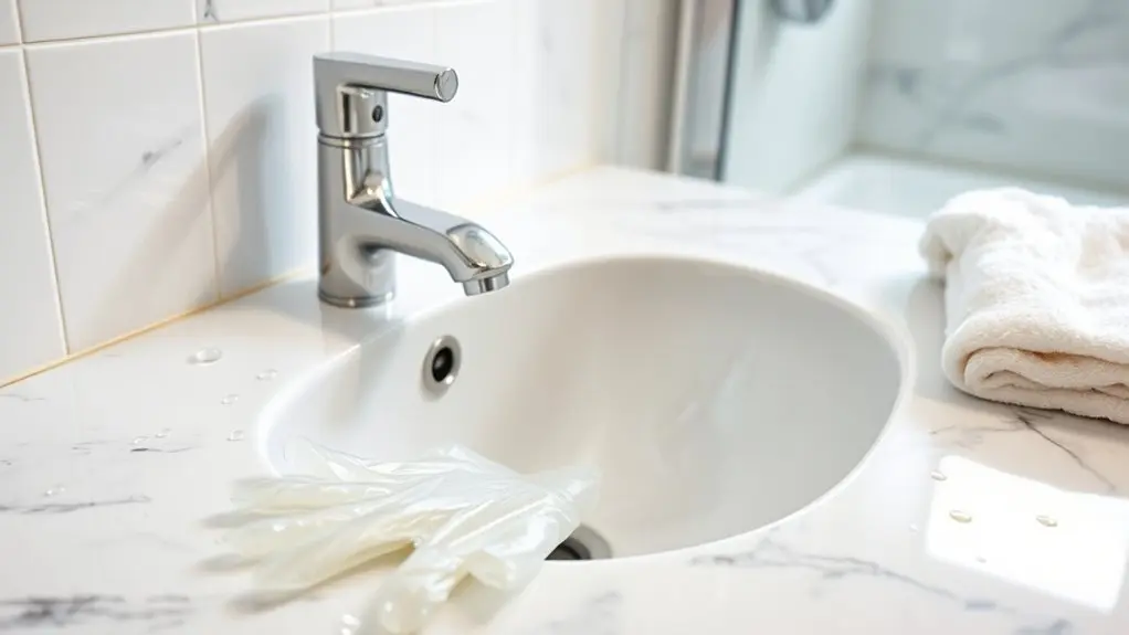 delay shower after bleaching