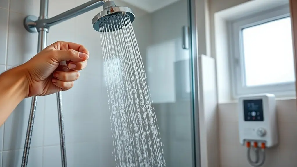 diagnosing cold shower water