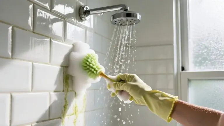 effective shower tile cleaning