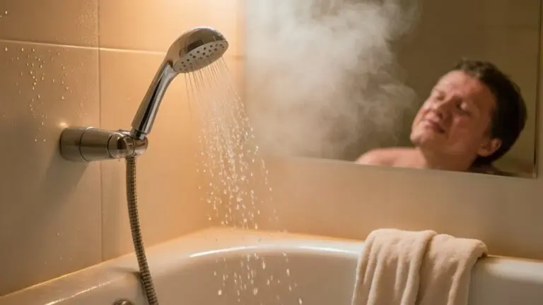 hot shower alleviates cold
