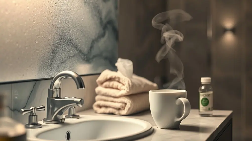 hot showers soothe cold symptoms