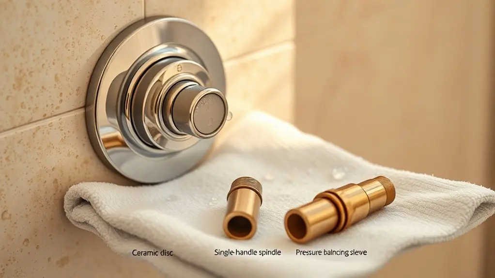 identify shower cartridge types