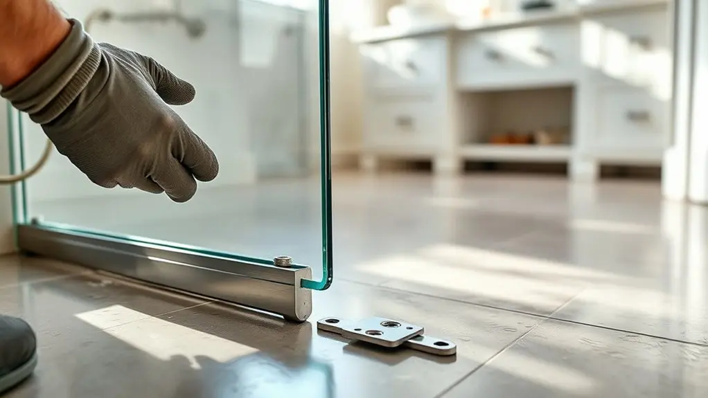 lift panels carefully straight