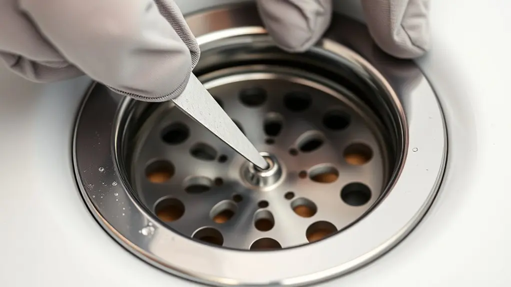loosen shower drain seal