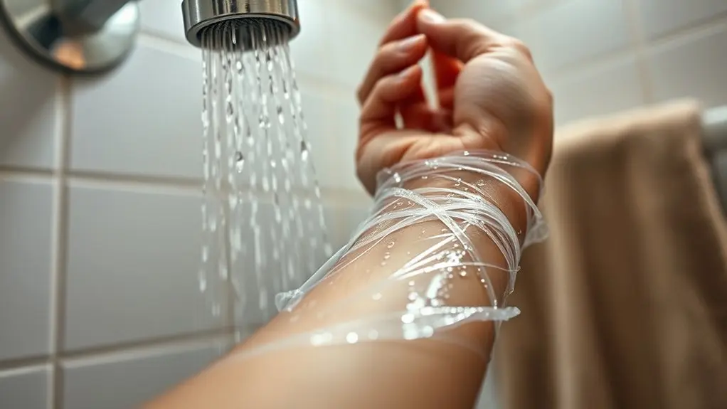 lukewarm showers limit exposure