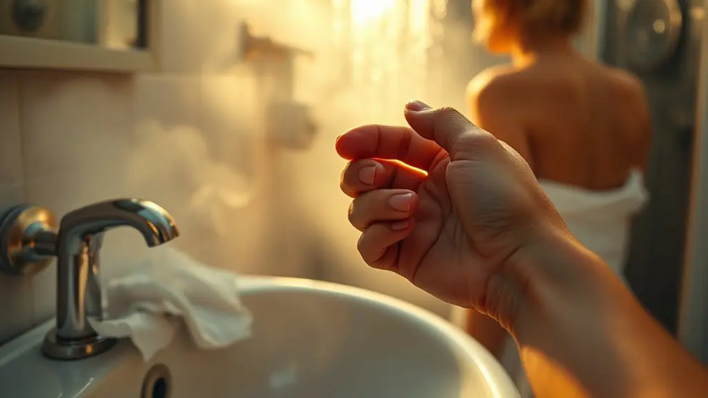 monitor temperature before bathing