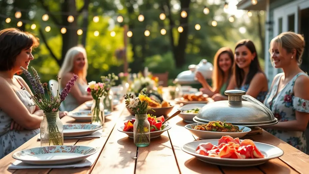 potluck for bridal shower
