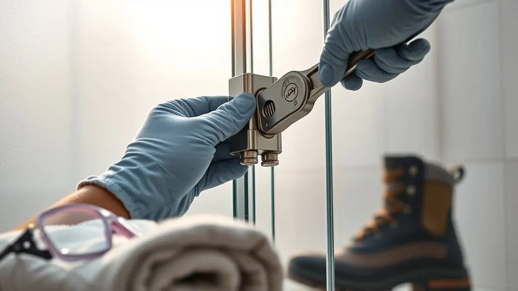 prioritize safety when adjusting