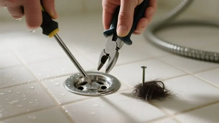 remove shower drain easily