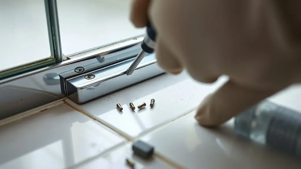 remove wall jamb screws