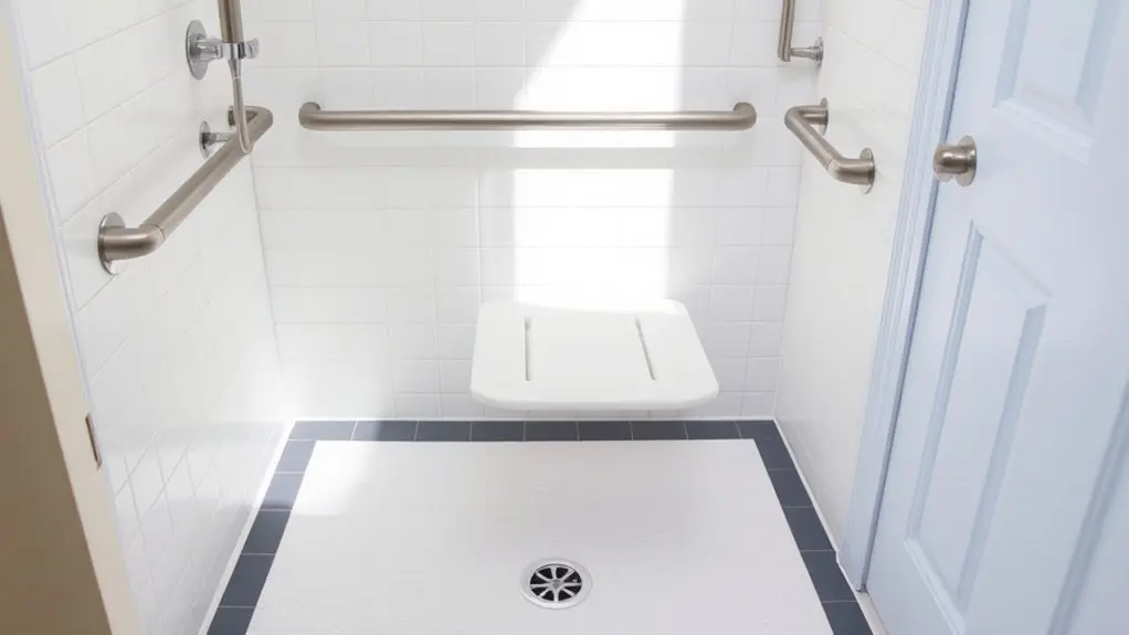 safe transfer shower design