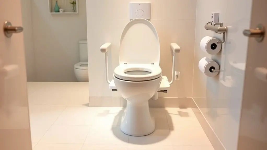 senior friendly toilet features
