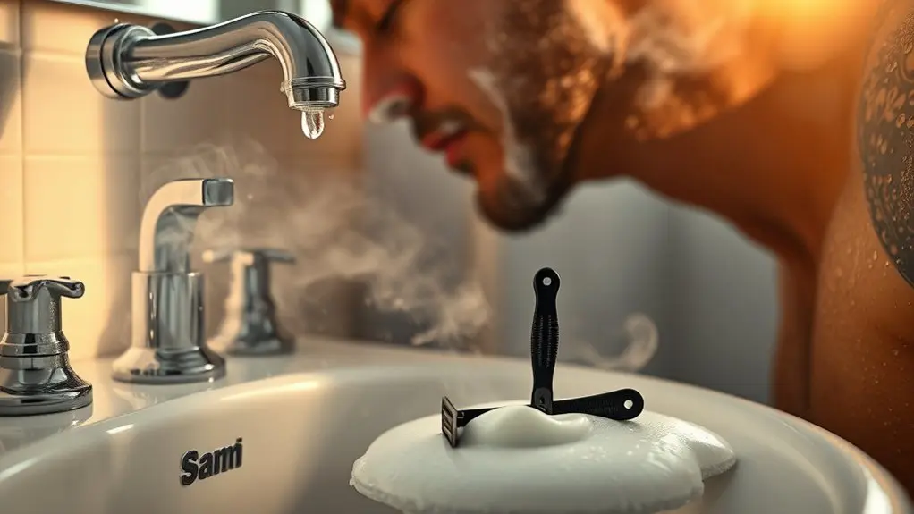 shave post shower for comfort