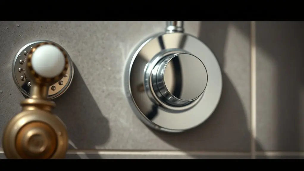 shower controls functionality vs style