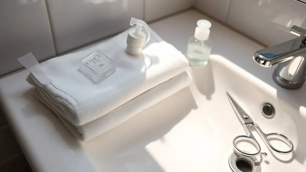 shower gently after vasectomy