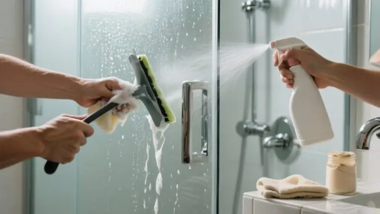 shower glass cleaning methods