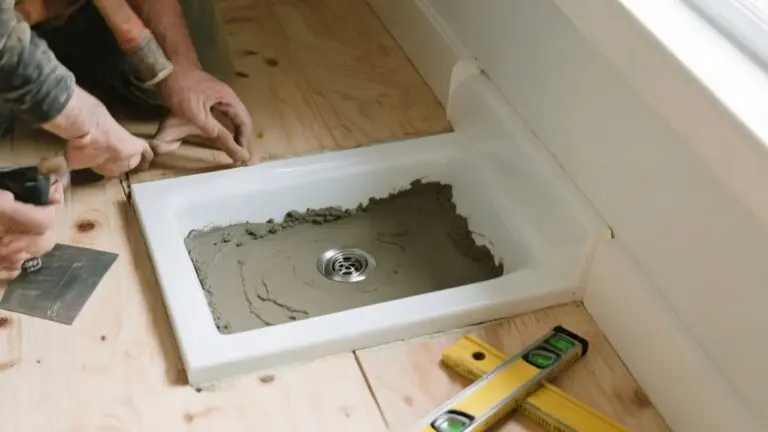 shower pan installation guide