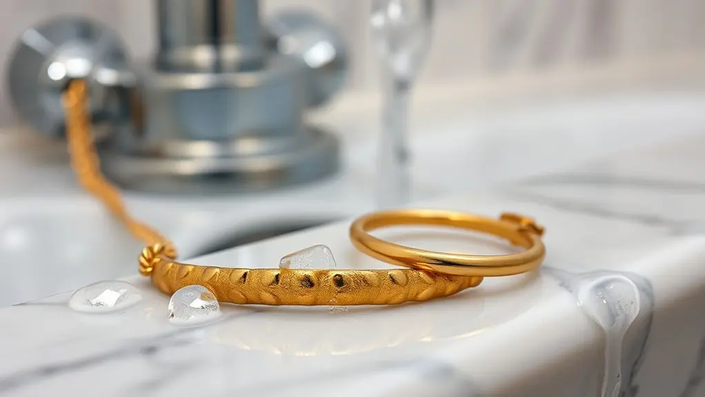 Can You Shower With Gold Plated Jewelry – Is It Safe? 4 shower risks for gold plated jewelry