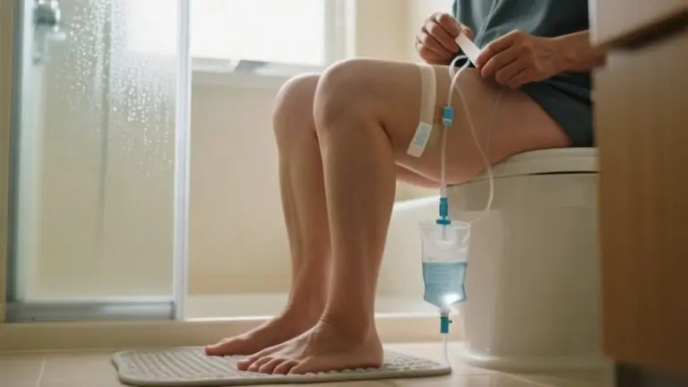 showering with foley catheter