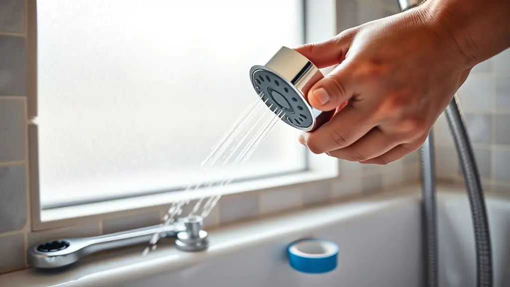 simple quick showerhead installation