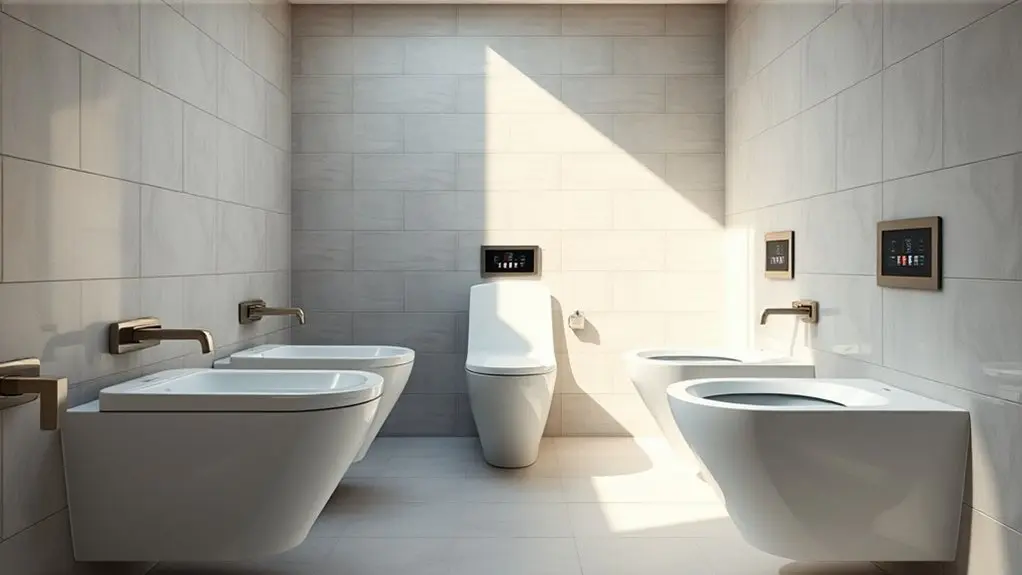 smart toilet features comparison