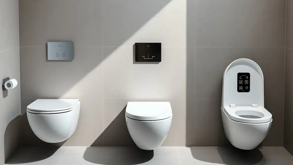 toilet features and efficiency