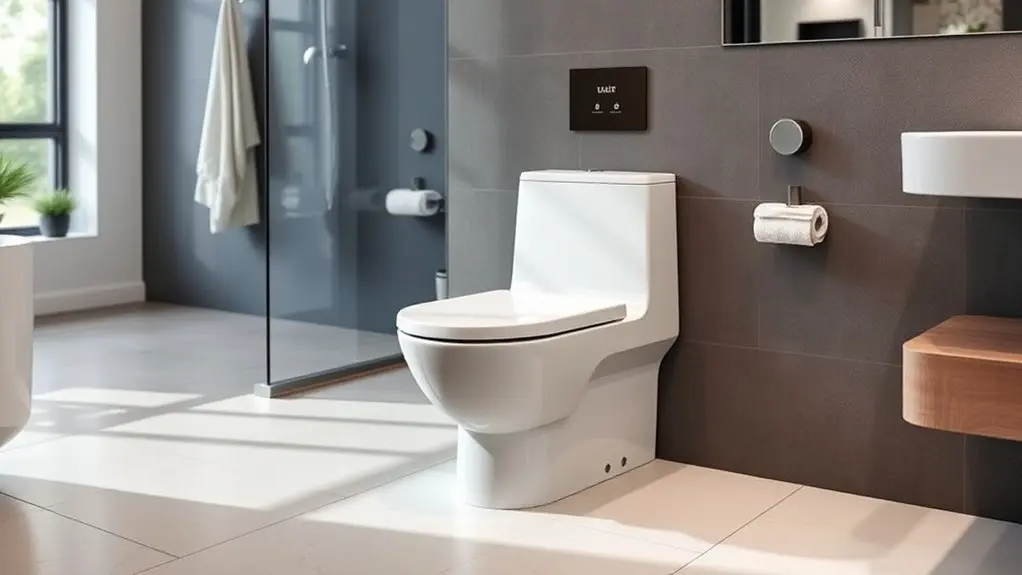 toilet size and features