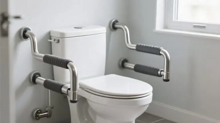 top toilet safety rails