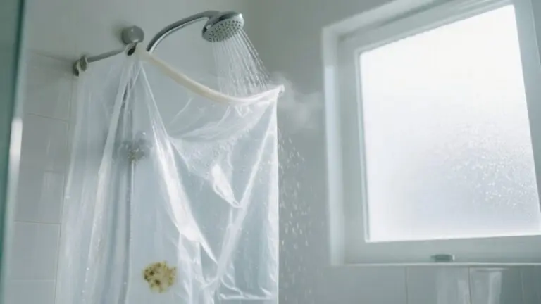 washing plastic shower liners