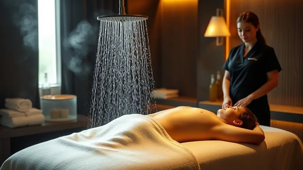 water pressure cleansing experience