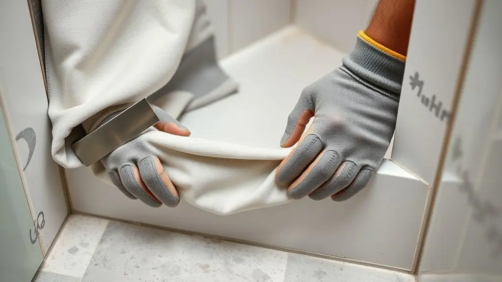 waterproof shower pan installation