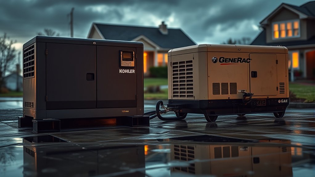 kohler vs generac comparison